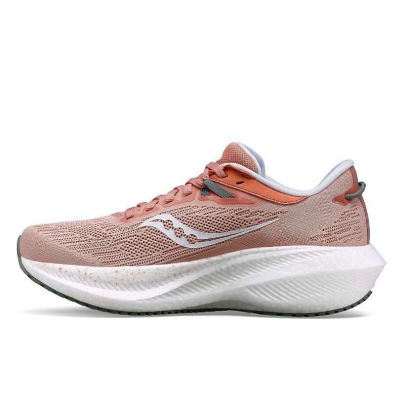 Women's Saucony Triumph 21 Running Shoes Coral | CANADA UZIGPQV