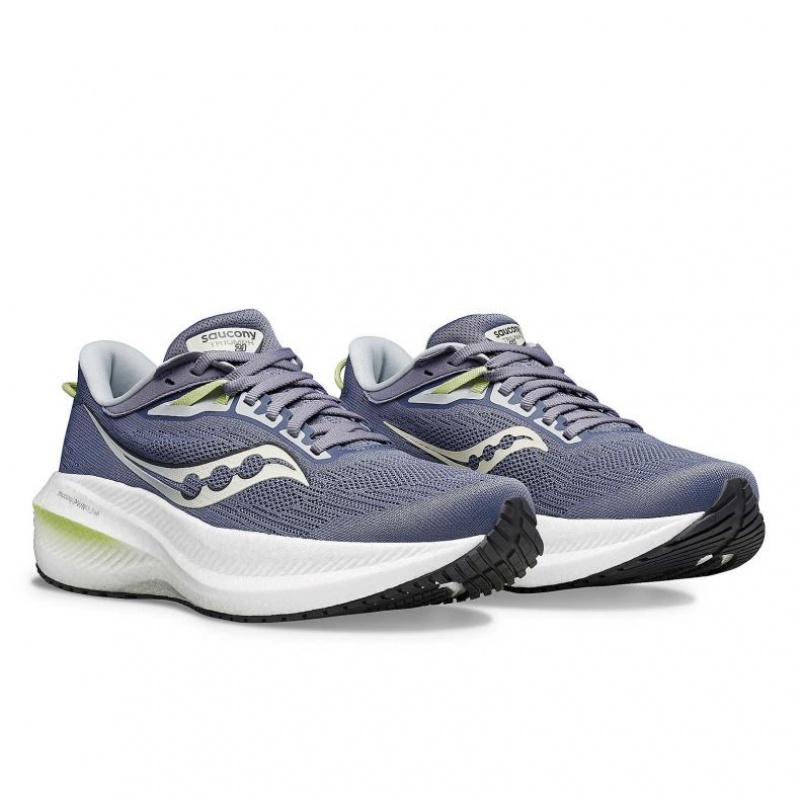 Women's Saucony Triumph 21 Running Shoes Blue | CANADA WRNQYSP