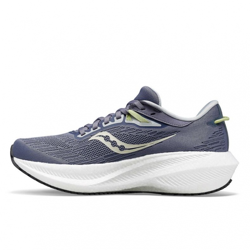 Women's Saucony Triumph 21 Running Shoes Blue | CANADA WRNQYSP