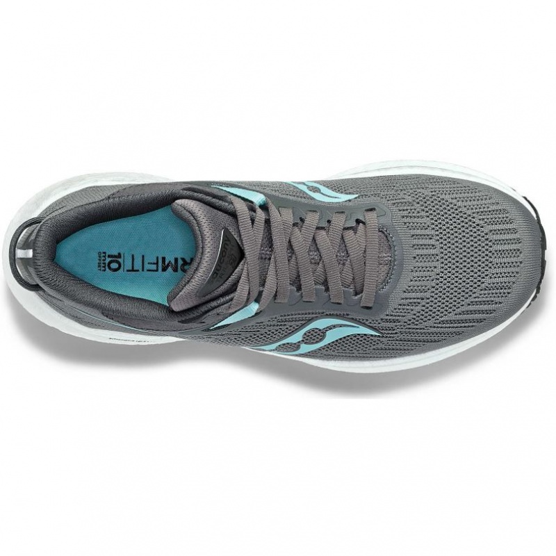 Women's Saucony Triumph 21 Running Shoes Grey | CANADA UHFTSYC