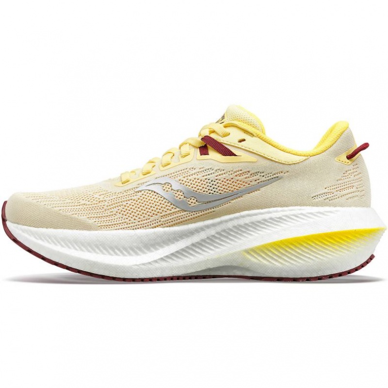 Women's Saucony Triumph 21 Running Shoes Yellow | CANADA REWCQXM