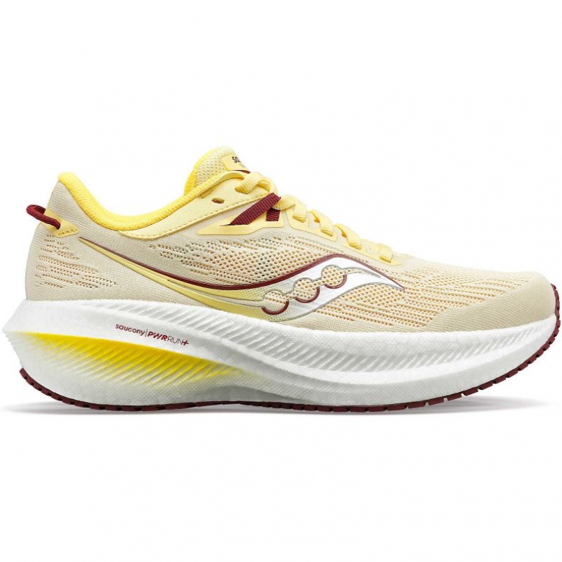 Women\'s Saucony Triumph 21 Running Shoes Yellow | CANADA REWCQXM