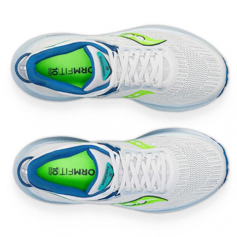 Women's Saucony Triumph 21 Running Shoes White | CANADA IHDZCTQ