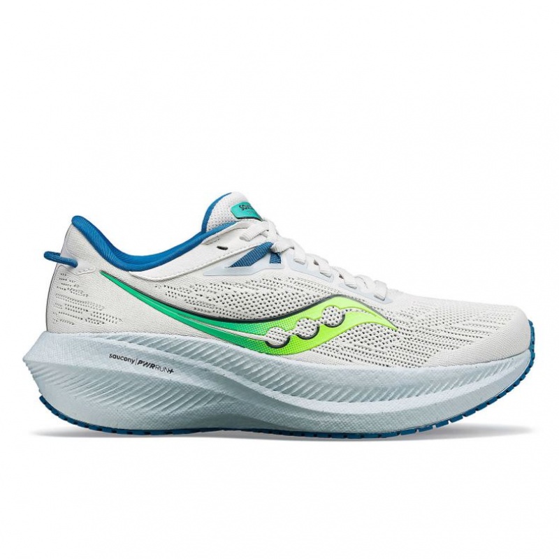 Women\'s Saucony Triumph 21 Running Shoes White | CANADA IHDZCTQ