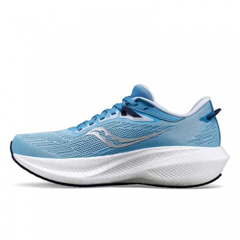 Women's Saucony Triumph 21 Running Shoes Blue | CANADA SYWIZHN