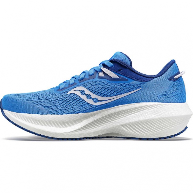 Women's Saucony Triumph 21 Running Shoes Blue | CANADA UJOZWCA