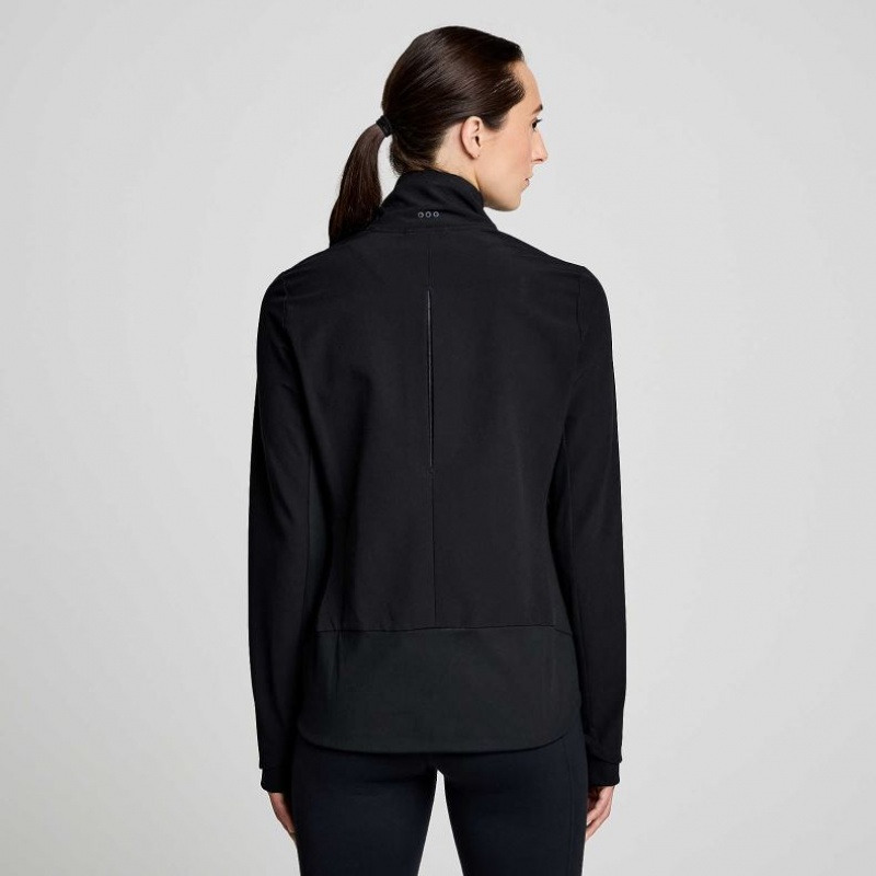 Women's Saucony Triumph Jacket Black | CANADA PMTRKQL