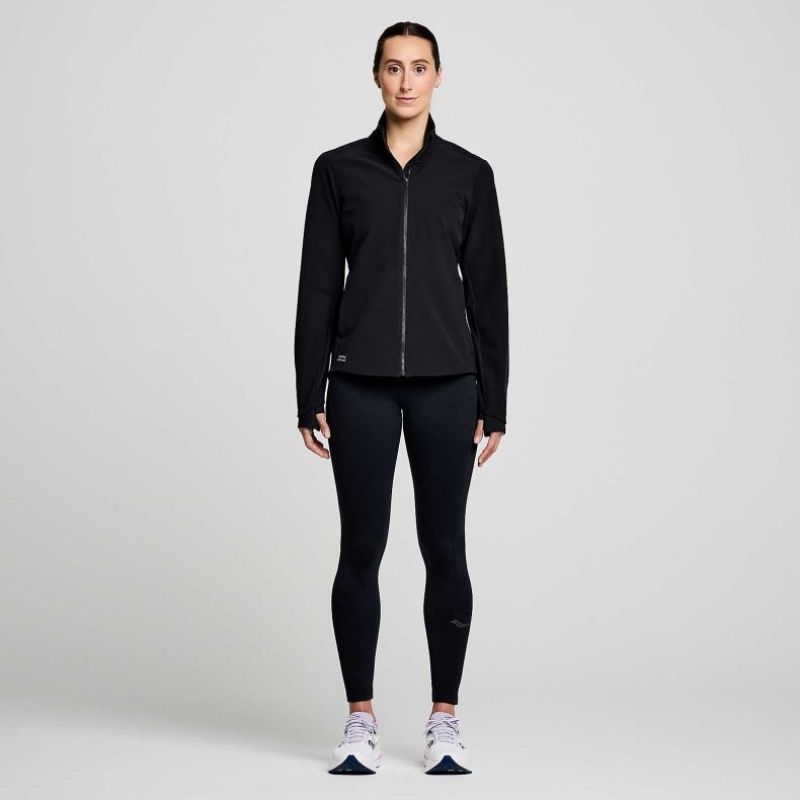 Women's Saucony Triumph Jacket Black | CANADA PMTRKQL